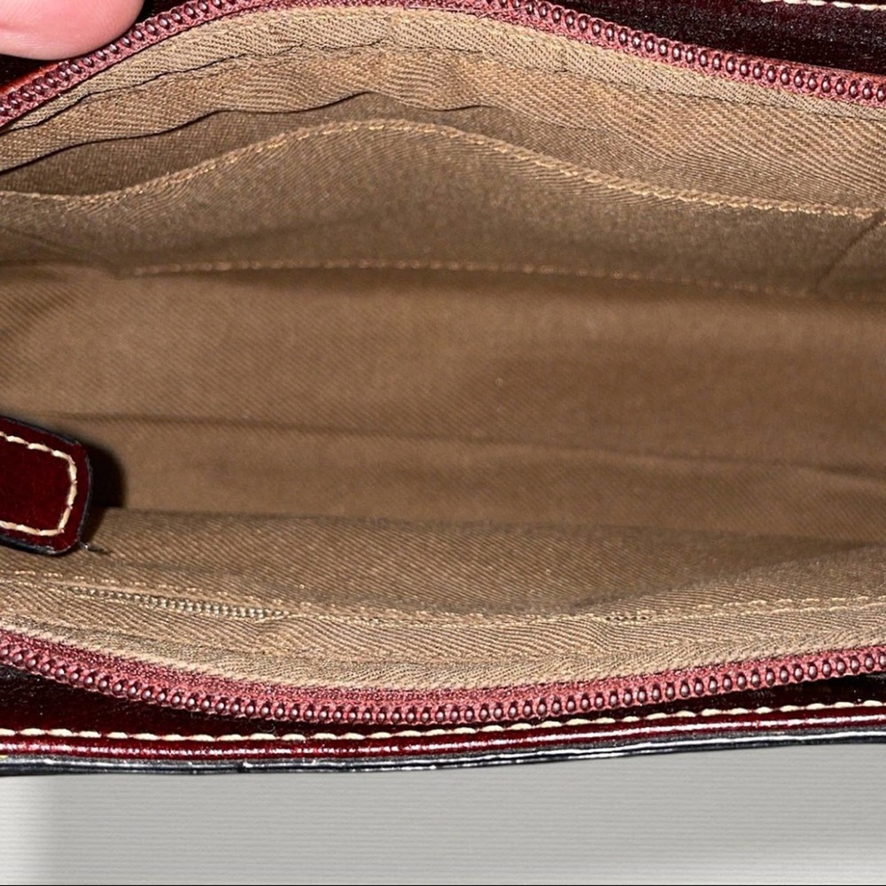Beautiful Reddish Satchel  Mini Tote - Picture 8 of 9